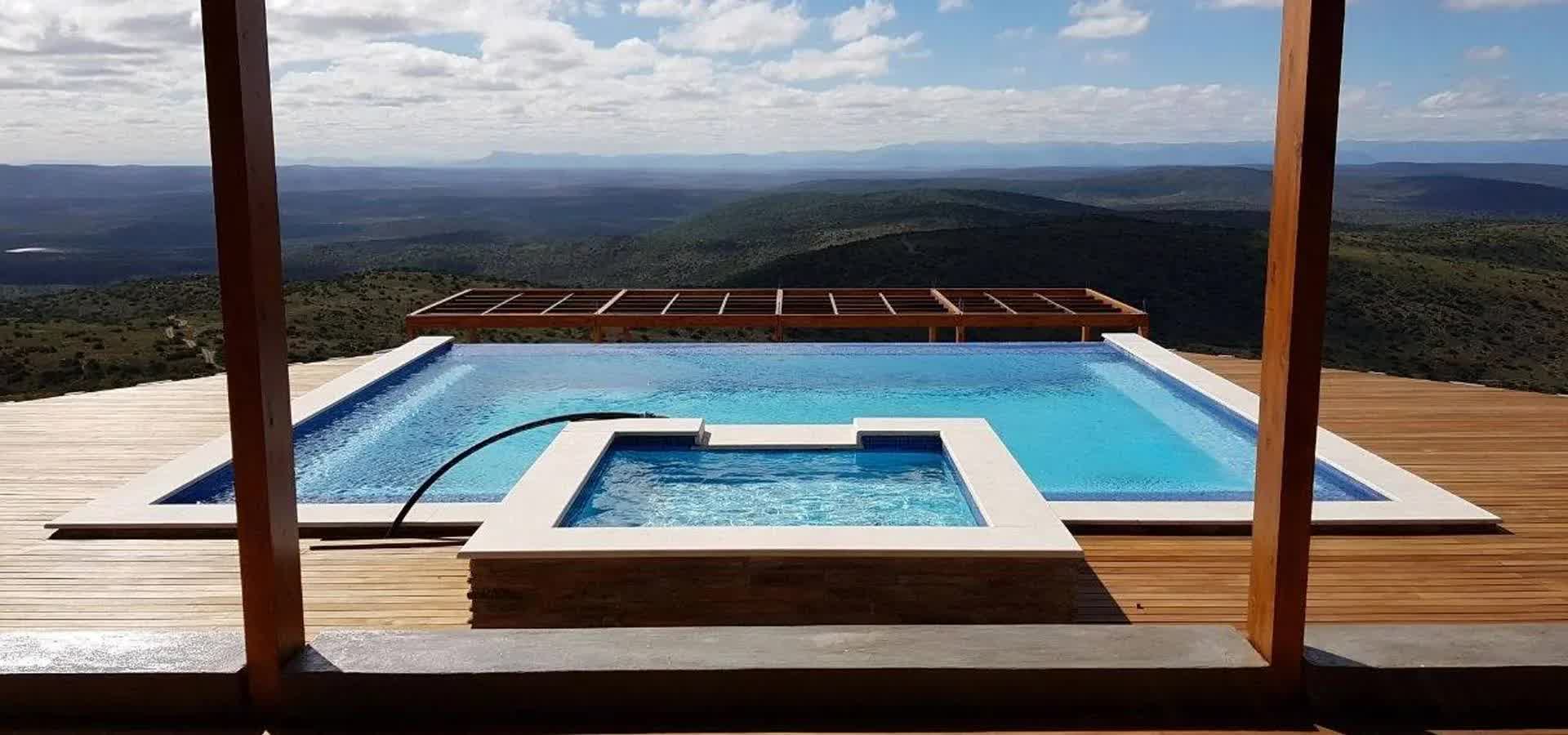 New swimming pool installed by BayLine Pools in the Eastern Cape